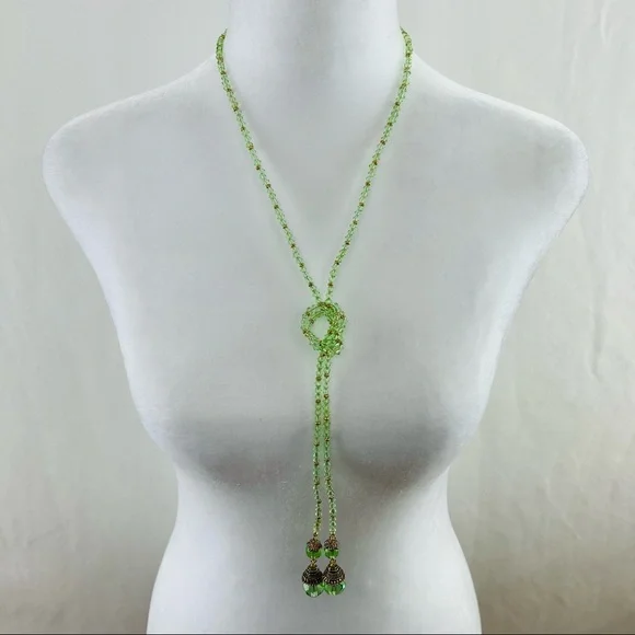 Handmade Beaded Necklace - Can be worn different ways - Picture 2 of 8